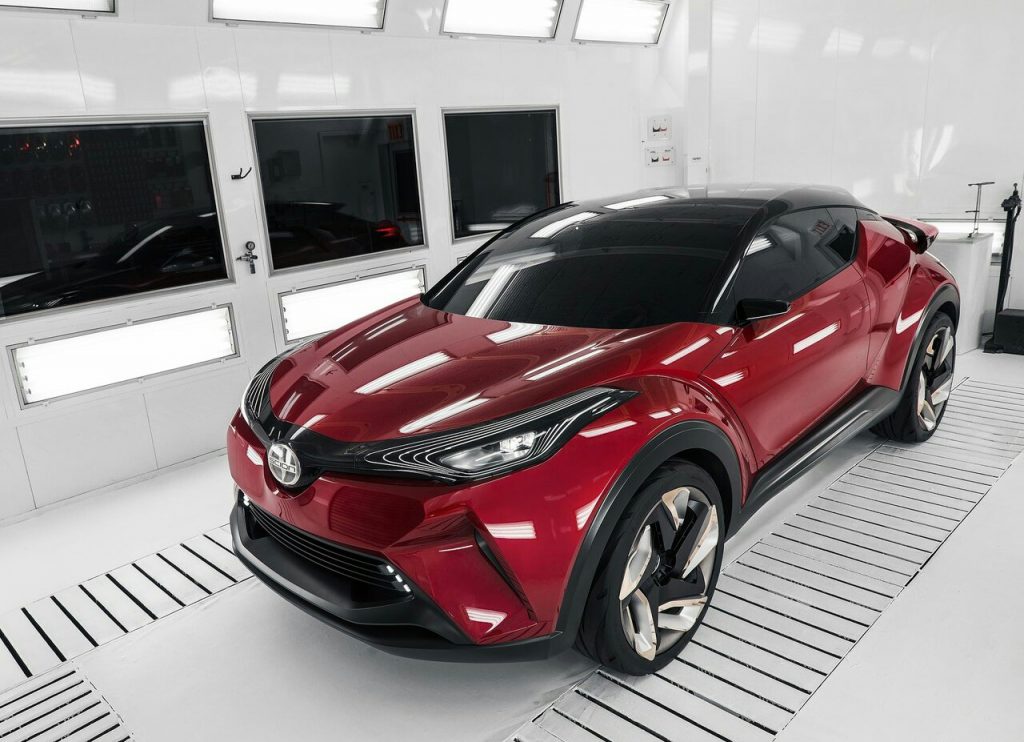 Scion C-HR konsept model görünümü