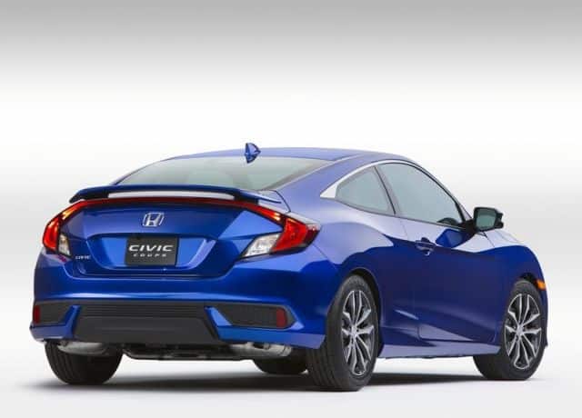 2016 Honda Civic Coupe dış tasarım görseli 3