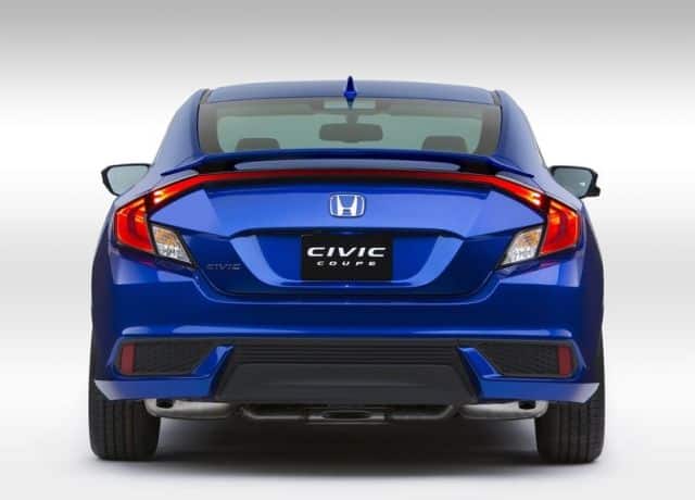 2016 Honda Civic Coupe dış tasarım görseli 5
