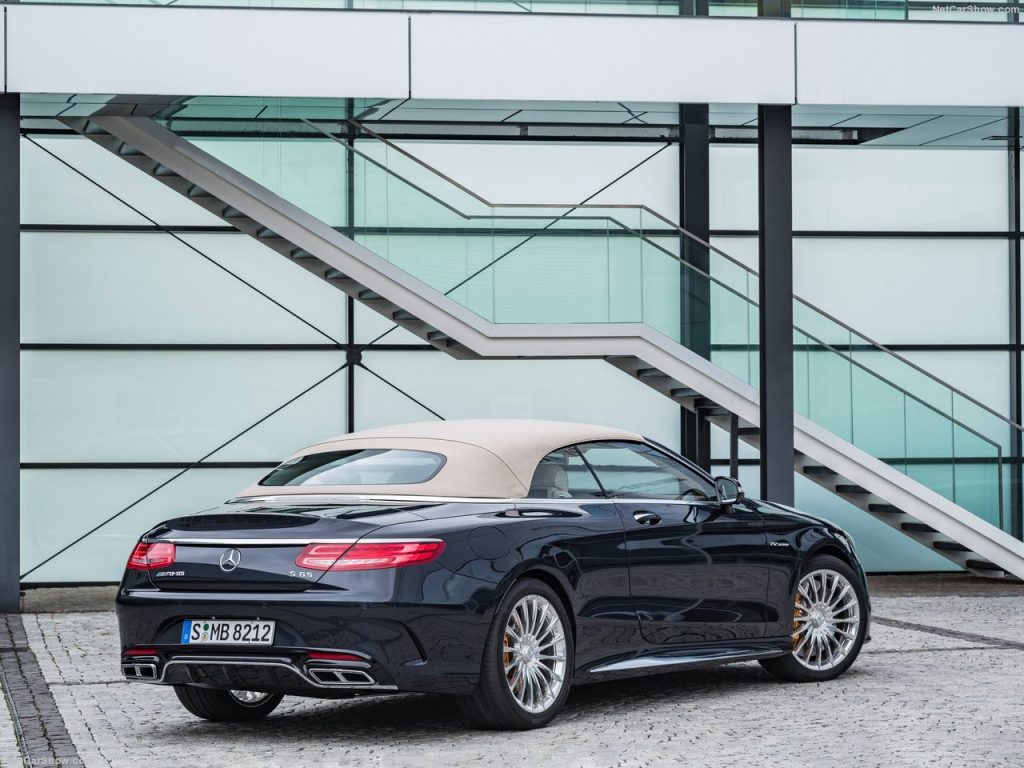 Mercedes-AMG S 65 Cabriolet kumaş tavan kapalı görünüm