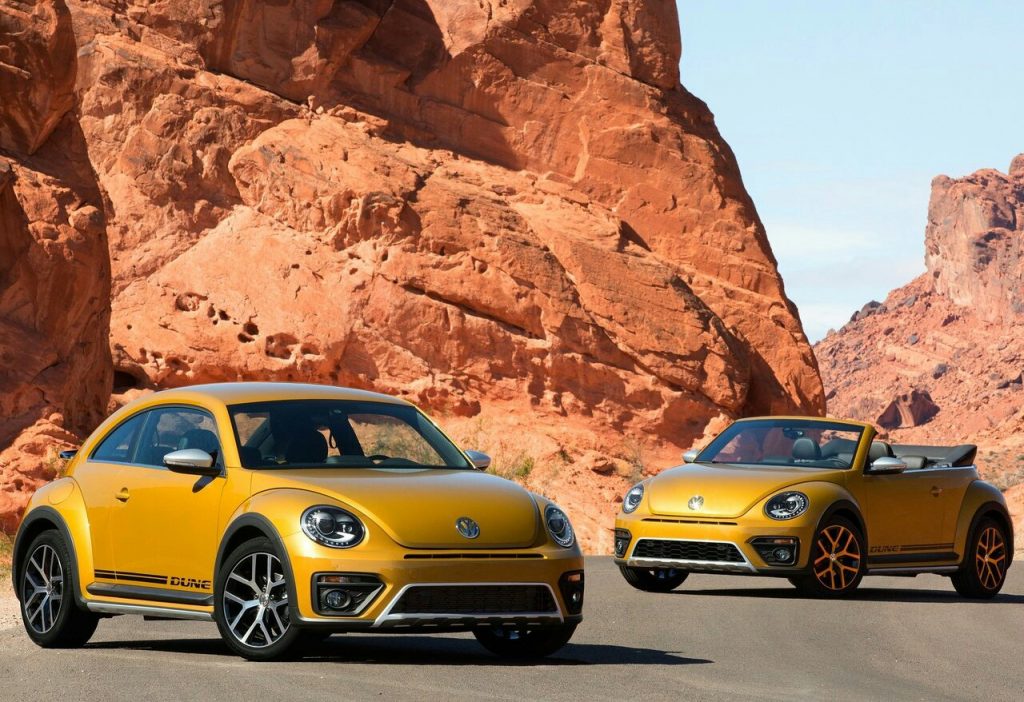 Volkswagen Beetle Dune coupe ve cabriolet birlikte