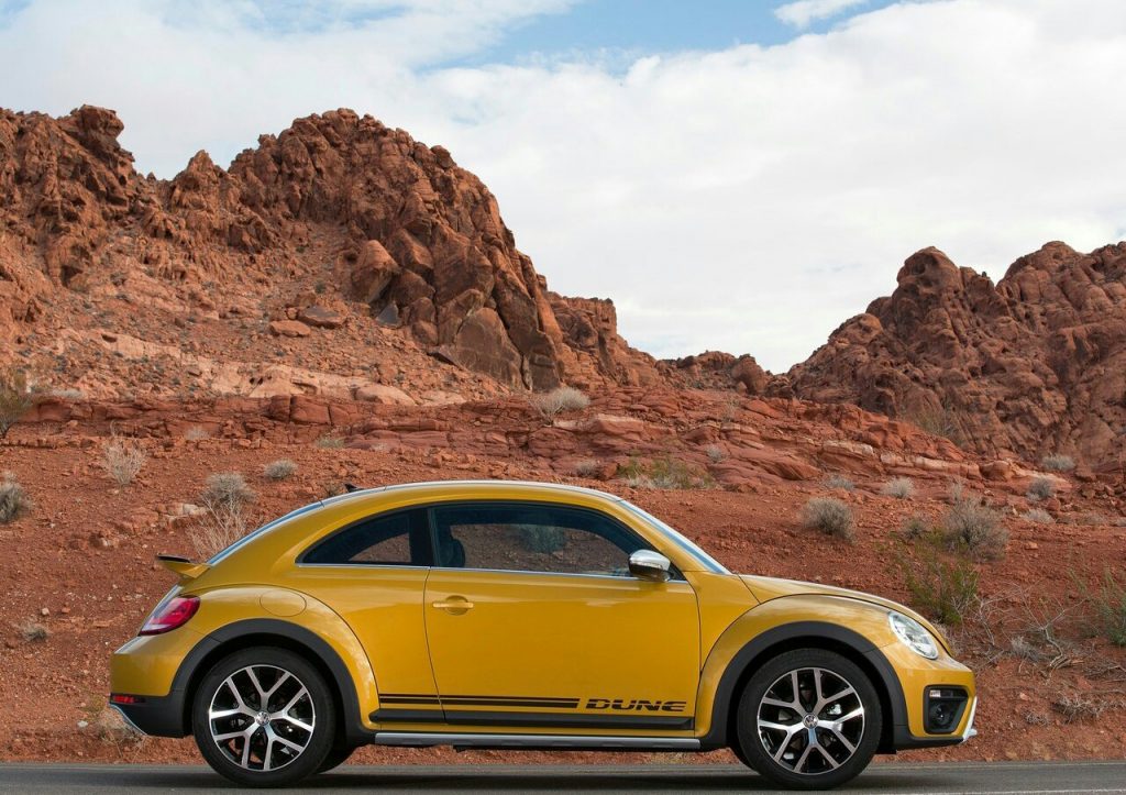 Volkswagen Beetle Dune coupe yan profil