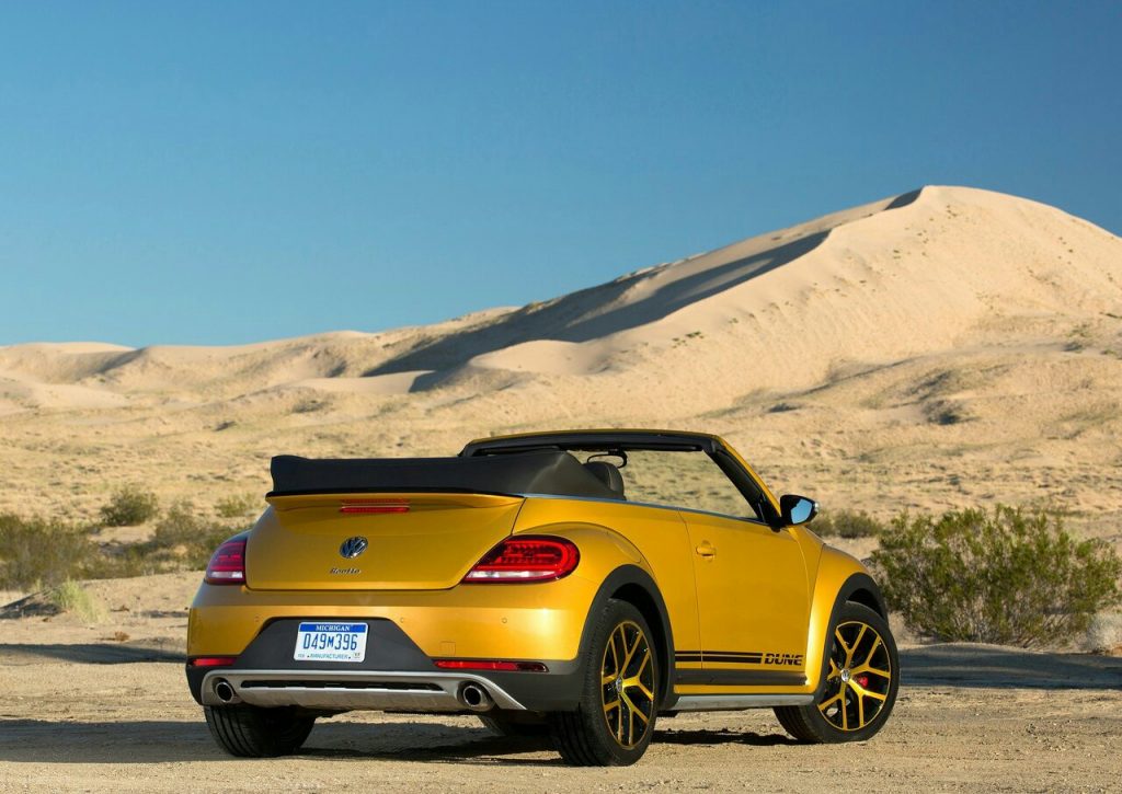 Volkswagen Beetle Dune Cabriolet arka tasarım