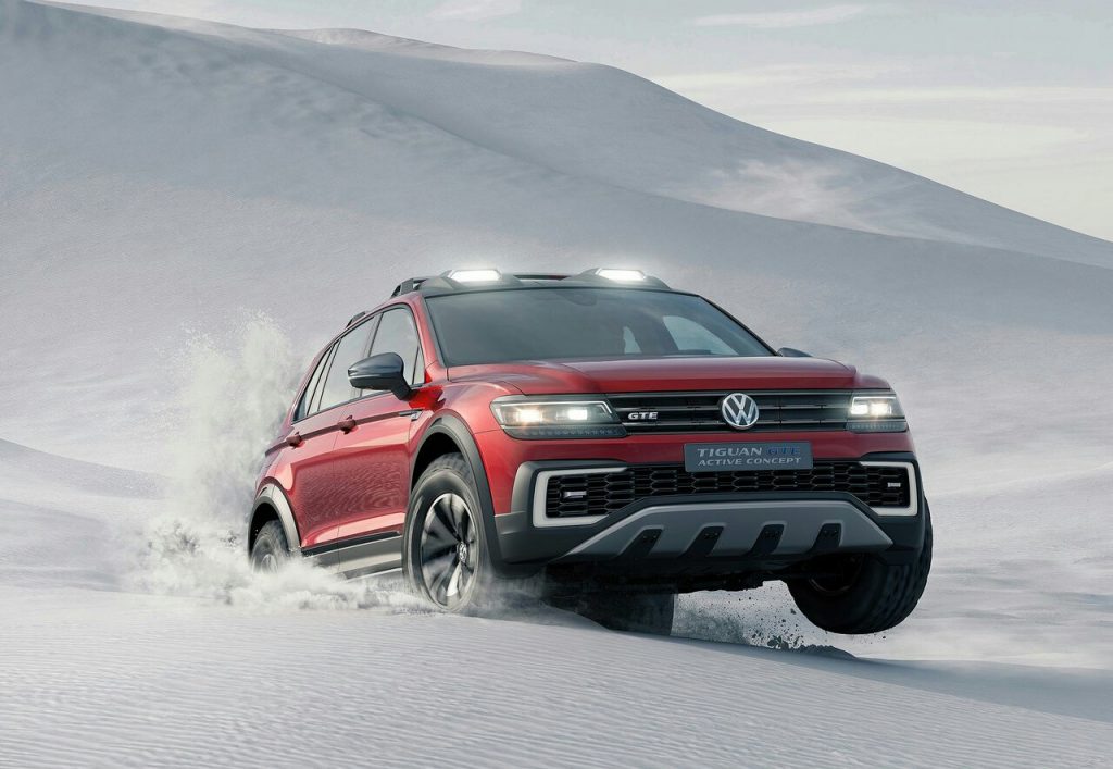 Volkswagen Tiguan GTE Active Concept dış tasarım görünümü