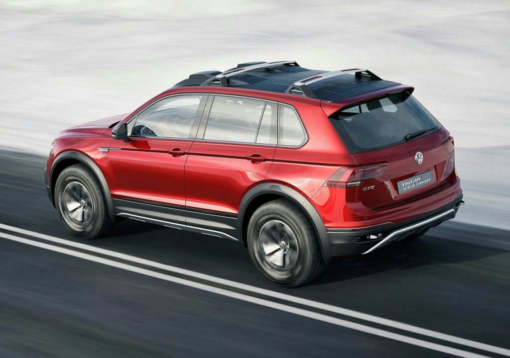 Volkswagen Tiguan GTE Active arazi temalı konsept tasarımı