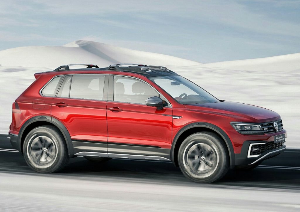 Tiguan GTE Active Concept tasarım görünümü