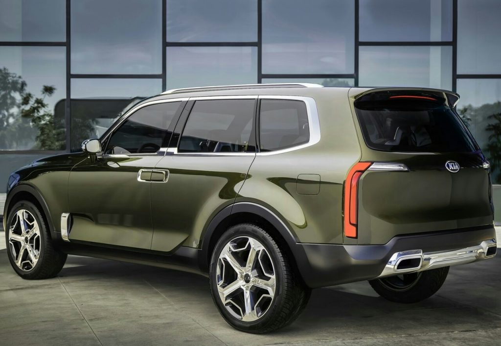 Kia Telluride konsept SUV yan görünümü