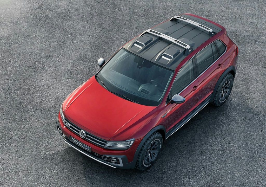 Volkswagen Tiguan GTE Active Concept yan gövde görünümü