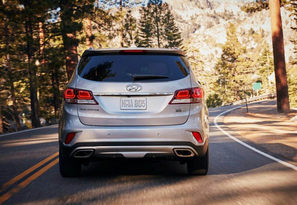 2017 Hyundai Santa Fe Limited AWD arka görünüm
