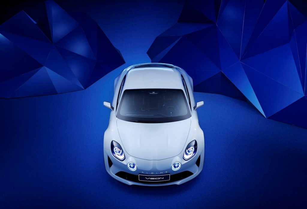 Alpine Vision iki kişilik spor otomobil formu