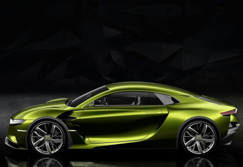 DS E-Tense yan profil görünümü