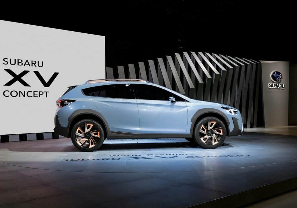 Subaru XV konsept yan profil görünümü