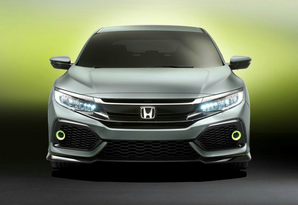 Civic hatchback prototipi ön görünüm