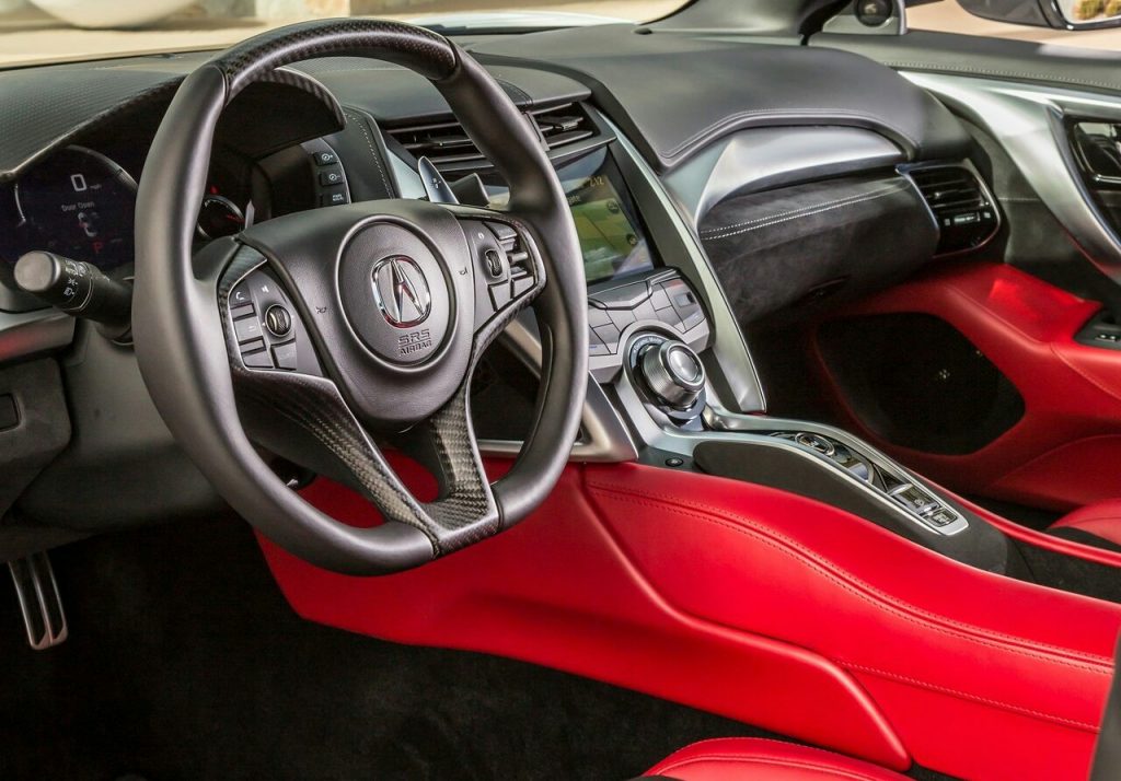 Acura NSX hibrit süper otomobil arşiv fotoğrafı