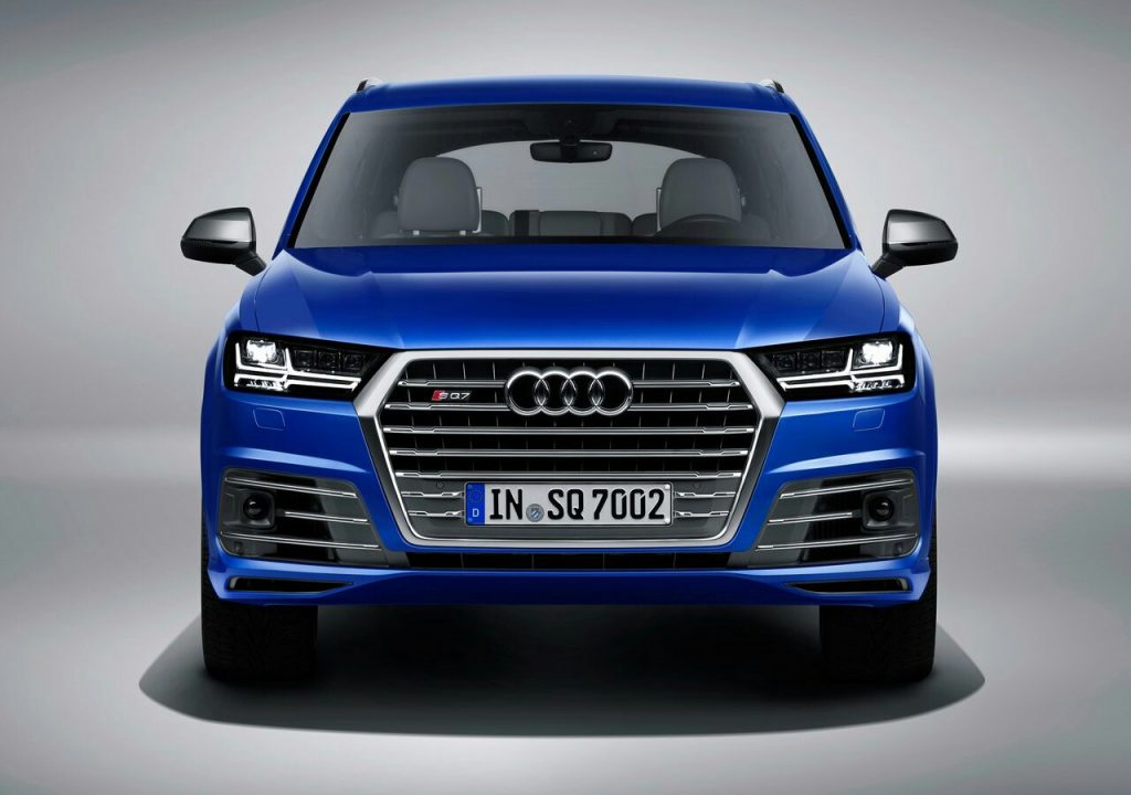 Audi SQ7 ön görünüm ve Singleframe ızgara
