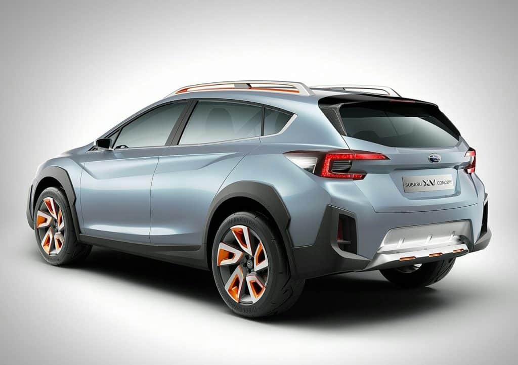 Subaru XV konsept stüdyo arka görünümü