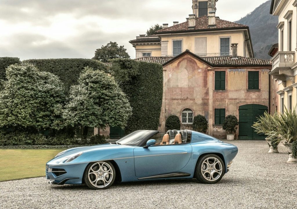 Disco Volante Spyder açık tavanlı yan profil