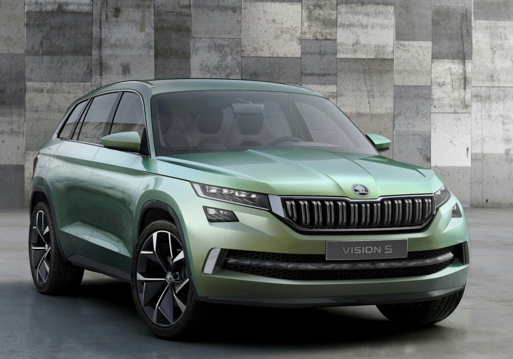 Skoda VisionS konsept otomobilinin dış tasarımı