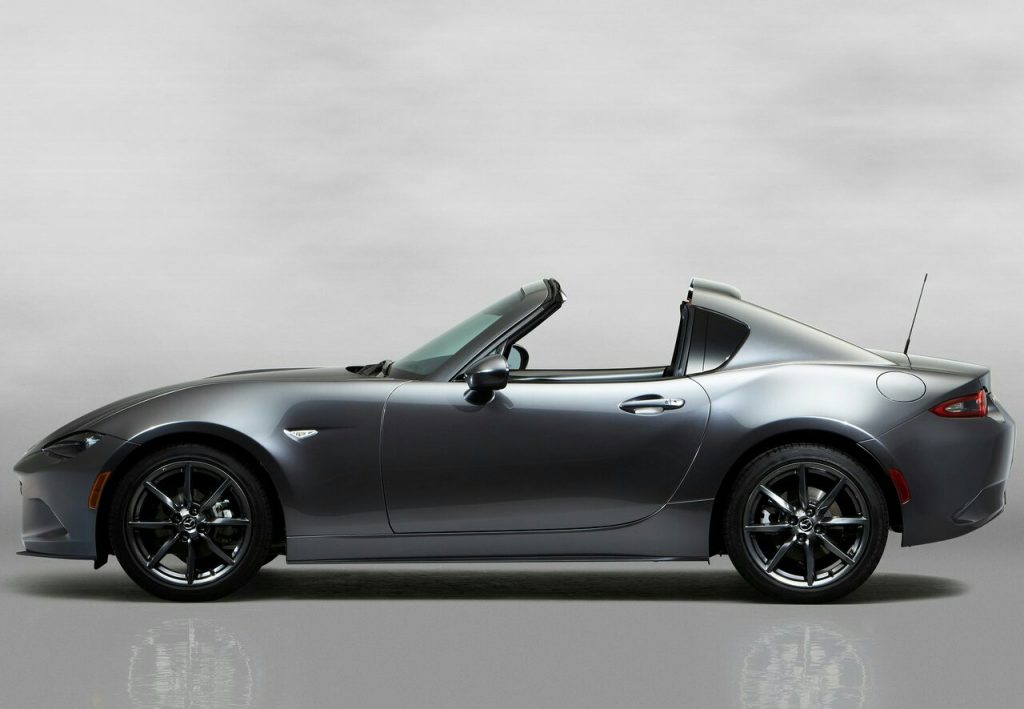 Mazda MX-5 RF açık tavanlı yan profil