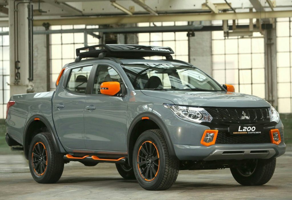 Mitsubishi L200 Geoseek Concept ön ve yan görünümü