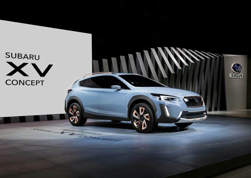Subaru XV Concept ön üç çeyrek görünümü