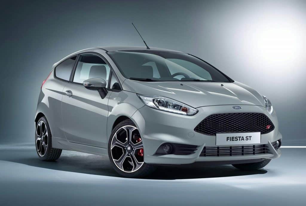 Ford Fiesta ST200 Storm Grey ön üç çeyrek görünüm