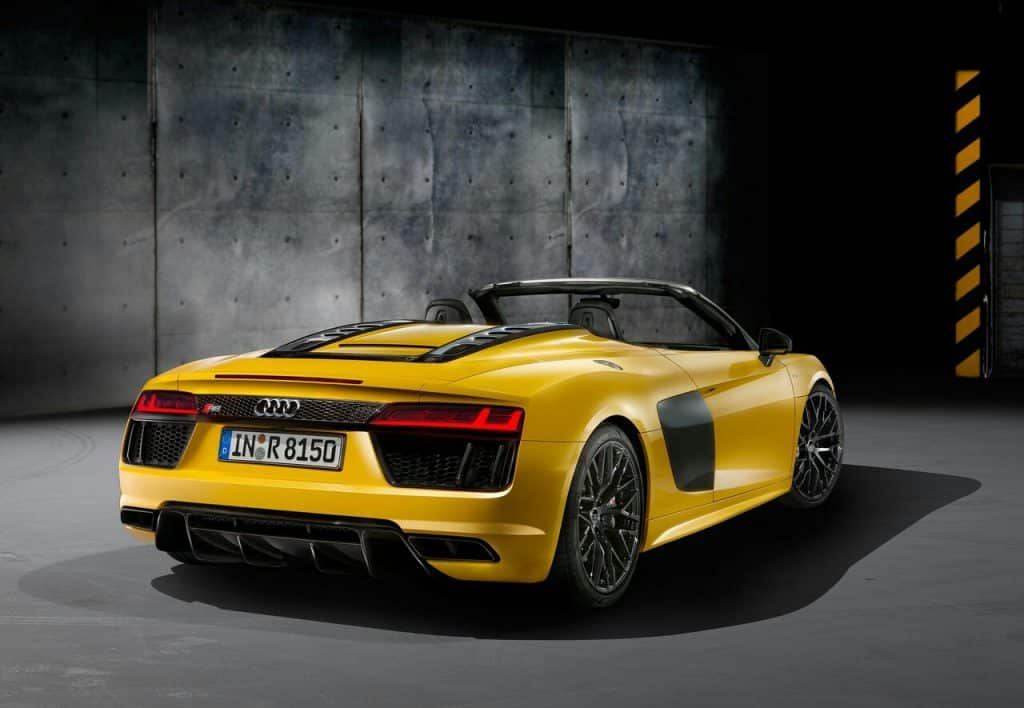 Audi R8 Spyder V10 arka bölüm tasarımı