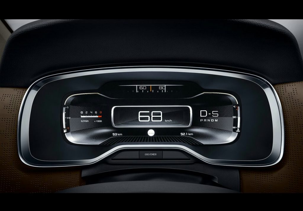 Citroen C6 kabin detayı