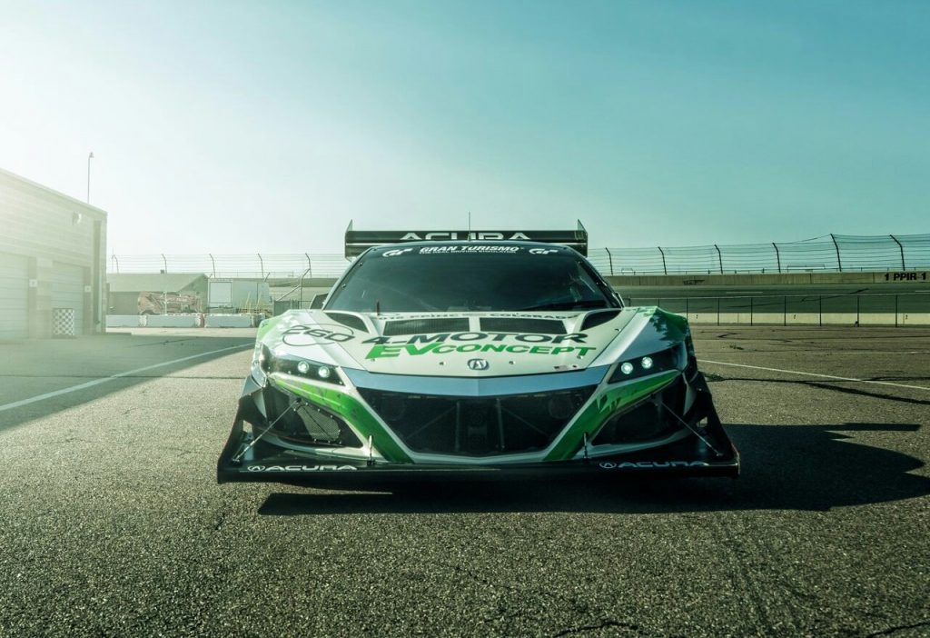 Acura NSX EV Pikes Peak konsepti arka görünüm