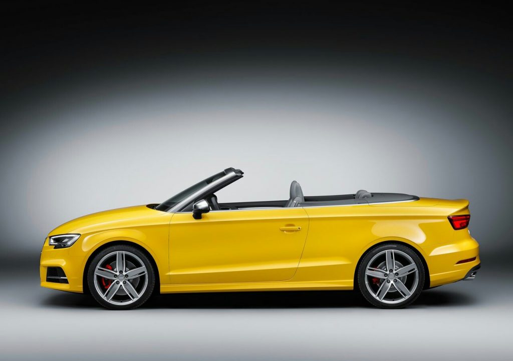 S3 Cabriolet tavan açık yan profil