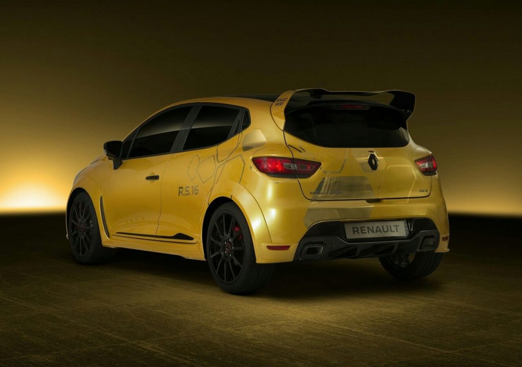 Clio R.S.16 Sirius sarısı gövde ve siyah detaylar