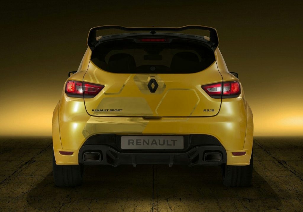 Clio R.S.16 Renault Sport konsept tasarımı