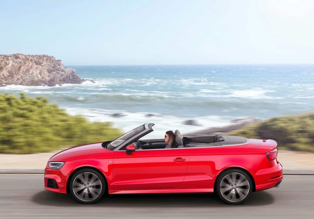 Audi A3 Cabriolet arka üç çeyrek görünüm