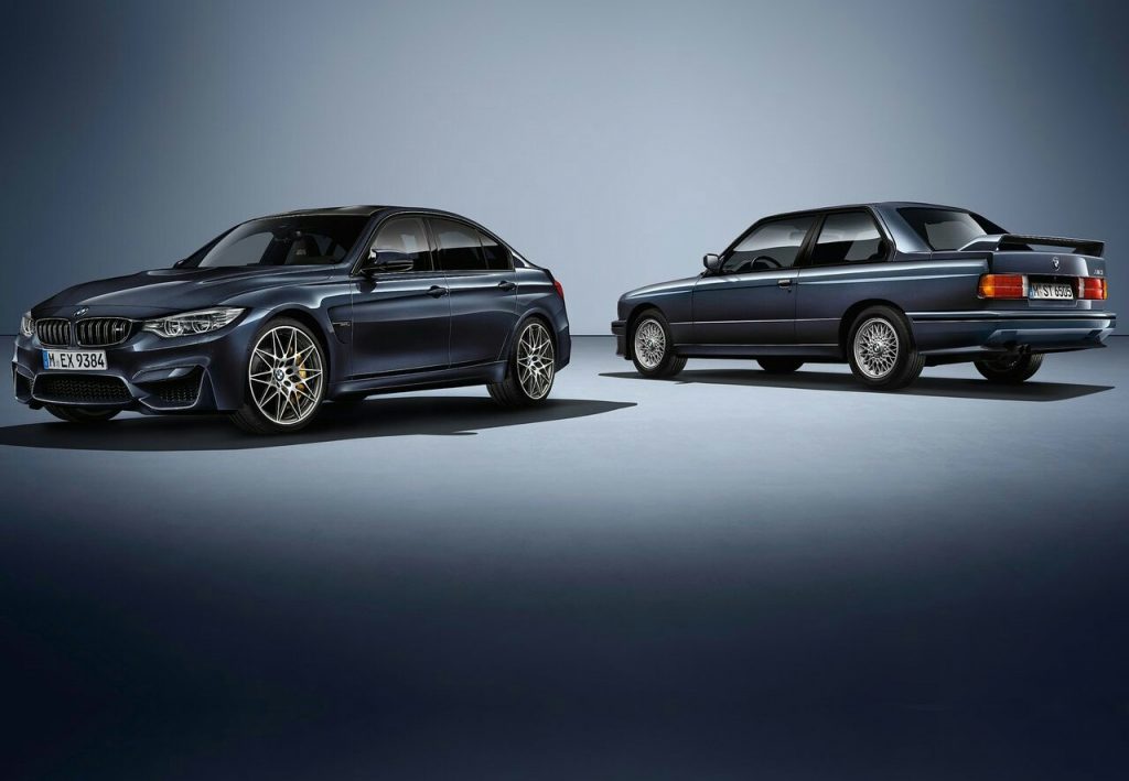 M3 30 Jahre ve ilk nesil BMW M3 karşılaştırma görseli