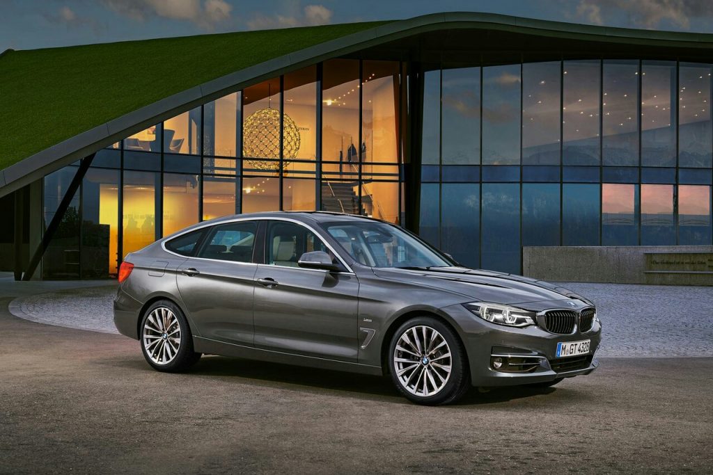 BMW 3 Serisi Gran Turismo gri gövde dış tasarımı