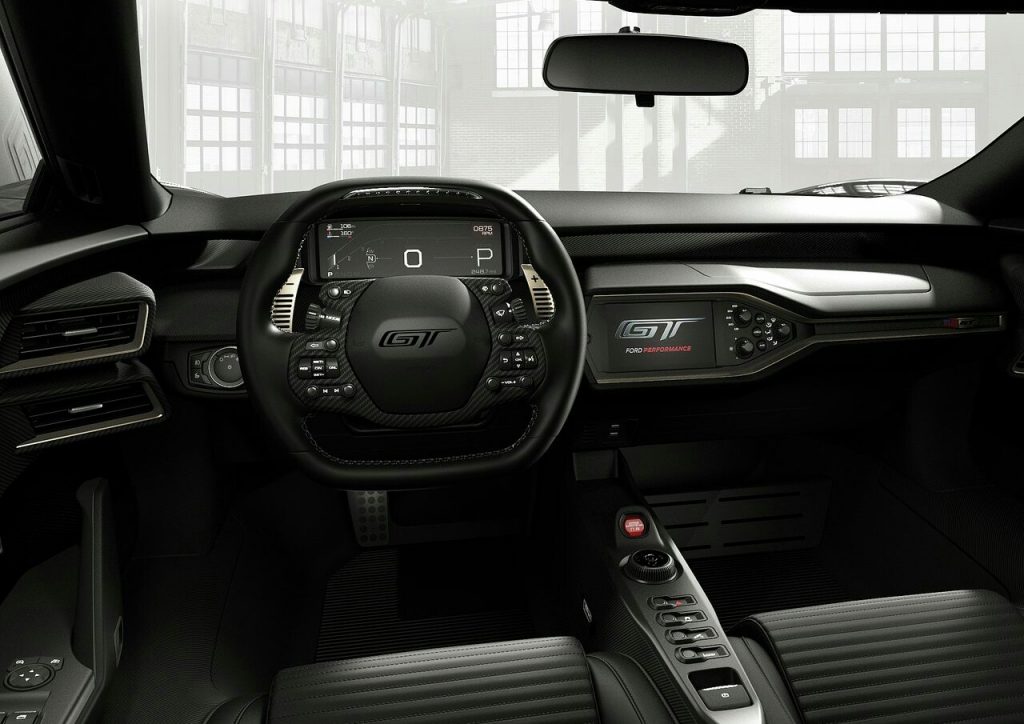 Ford GT 66 Heritage Edition iç mekân ayrıntısı