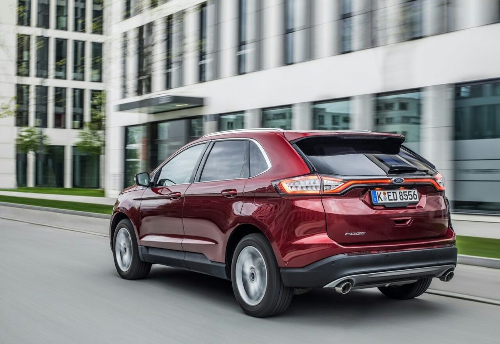 Ford Edge arka bölüm tasarımı arşiv fotoğrafı