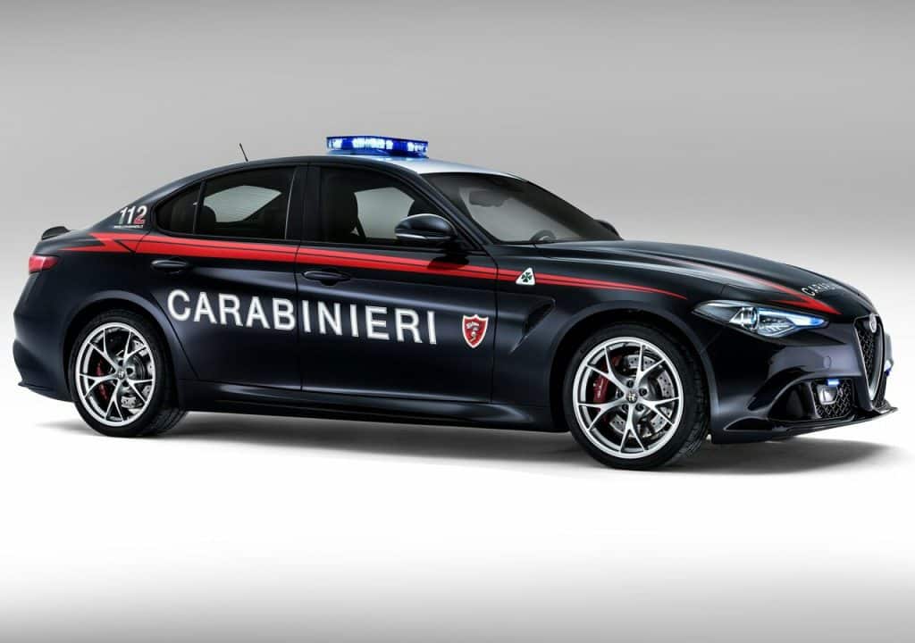 Alfa Romeo Giulia Quadrifoglio özel görev aracı