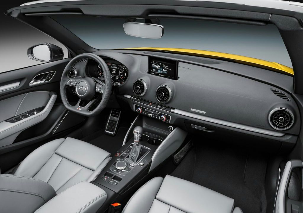 S3 Cabriolet ön kabin ve S tronic vites seçici