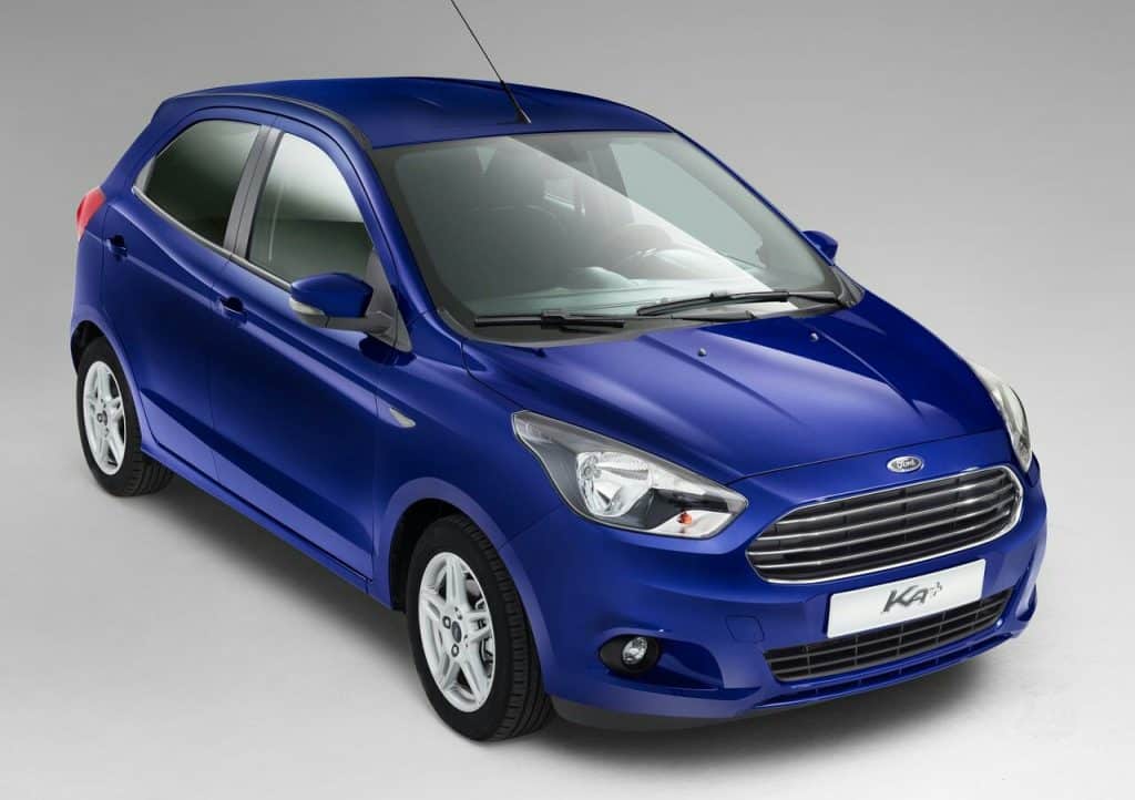 Ford Ka Plus arka üç çeyrek görünümü