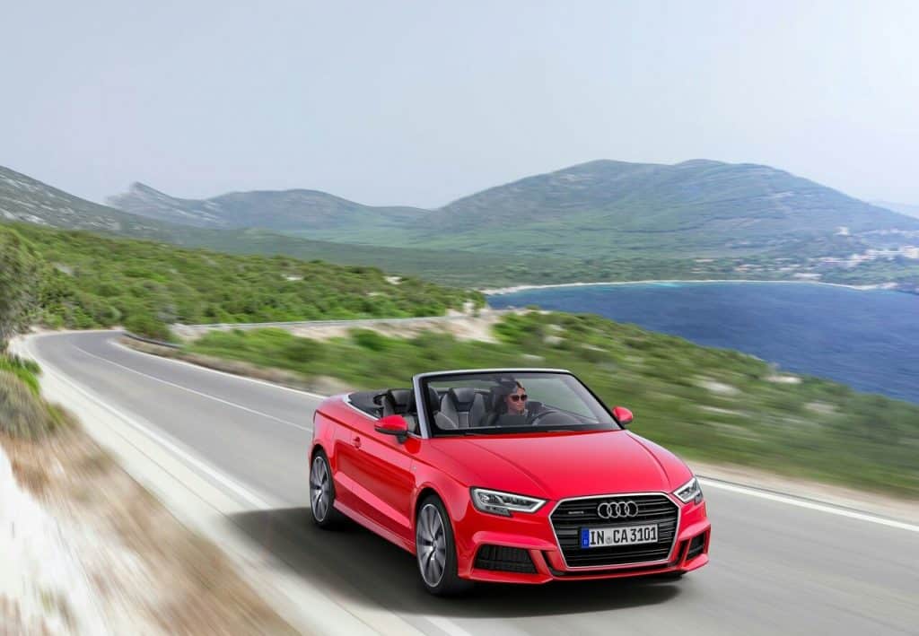 Audi A3 Cabriolet kumaş tavanlı yan profil