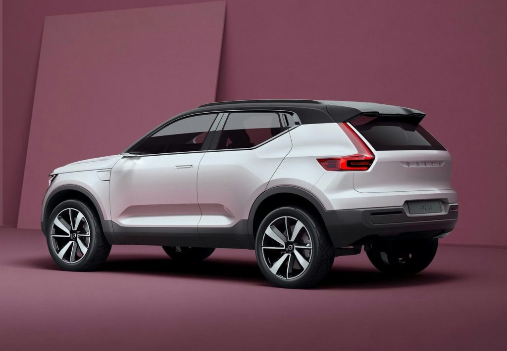 Volvo Concept 40.1 arka üç çeyrek tasarımı