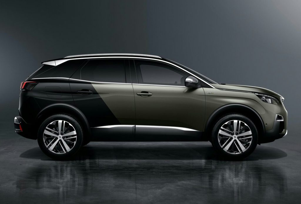 Peugeot 3008 GT stüdyo yan profil