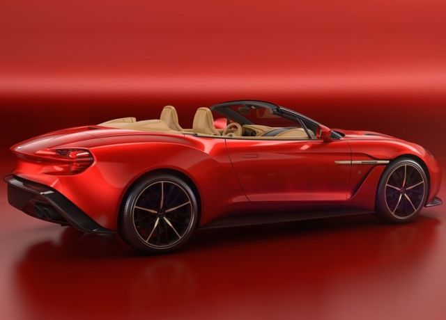 Vanquish Zagato Volante arka üç çeyrek görünüm