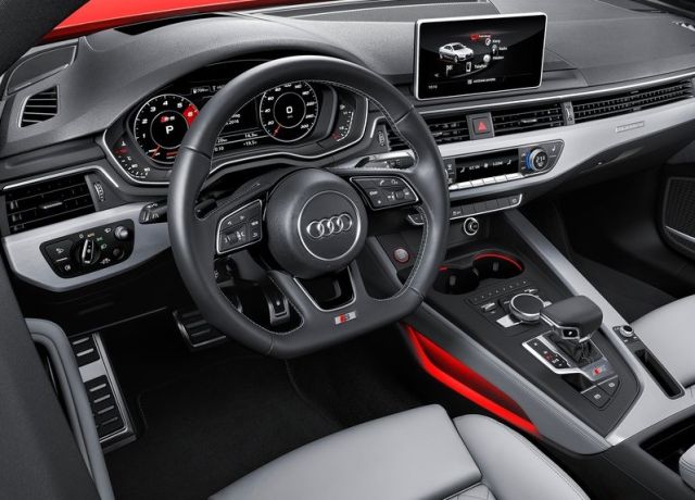 Audi S5 Coupe kokpit ve dijital gösterge görünümü