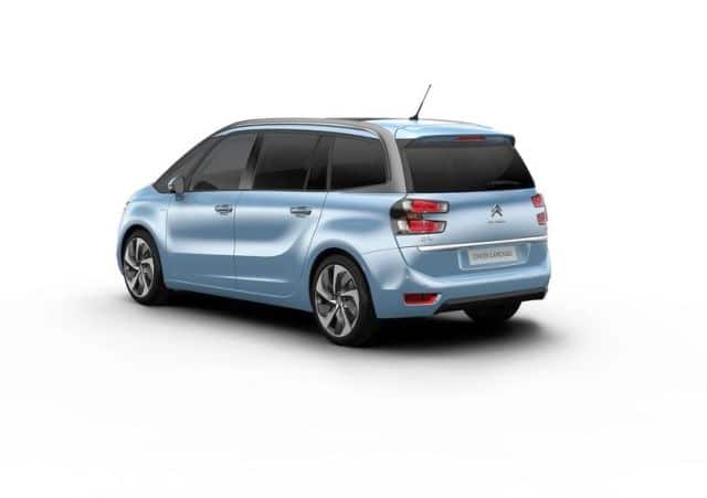 Grand C4 Picasso arka üç çeyrek görünüm