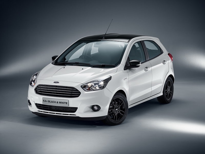 Beyaz Ford Ka+ White Edition ön üç çeyrek görünüş