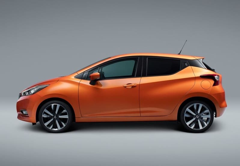 Nissan Micra beşinci nesil yan profil