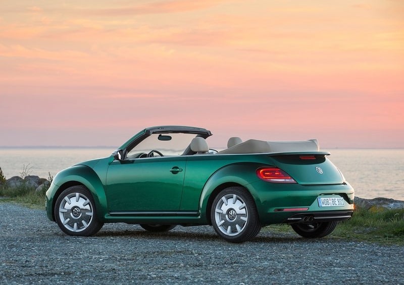 Volkswagen Beetle Cabriolet ön ve yan tasarım ayrıntıları