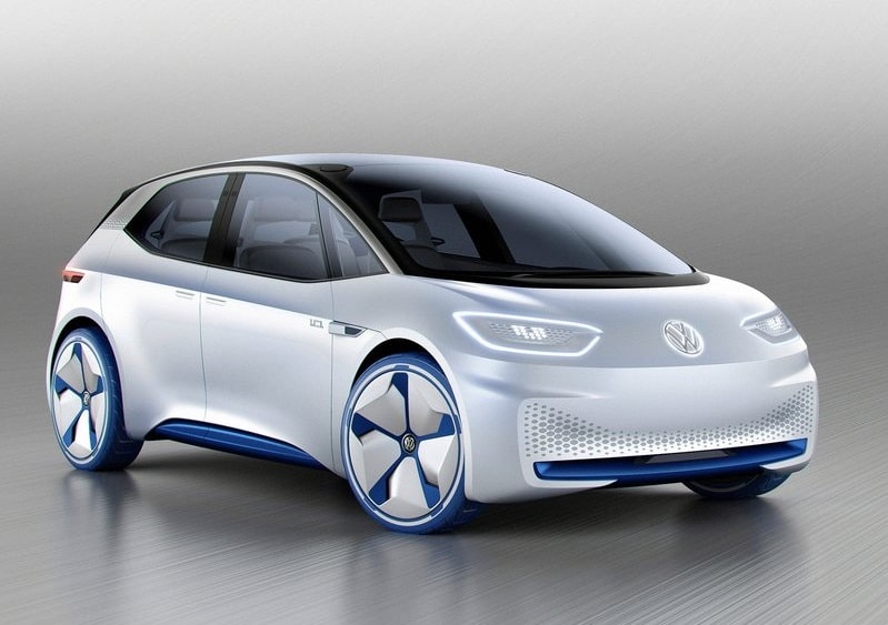 Volkswagen I.D. konsepti ön üç çeyrek görünüm